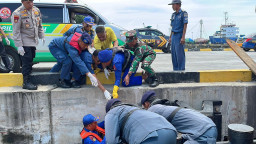 Korban Jatuh dari KM Dharma Ferry VII Ditemukan Meninggal di Perairan dekat Pelabuhan Maspion Gresik