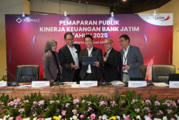 Bank Jatim Catat Kinerja Solid Sepanjang 2025, Laba Bersih Tumbuh Lebih dari 20 Persen