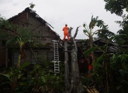 Puluhan Rumah di Tulungagung Rusak Diterjang Angin Puting Beliung