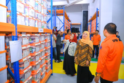 Gubernur Khofifah Resmikan Gerha Majapahit dan GOR BPBD Jatim: Perkuat Logistik Digital Berbasis Sistem FIFO