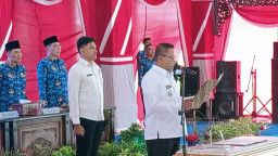 Resmi Jadi Abdi Negara, Bupati Slamet Junaidi Minta 119 PNS Baru Jadikan Pekerjaan Ladang Ibadah