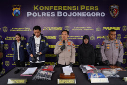 Polres Bojonegoro Tangkap Pencuri Motor, Dua Motor Curian Berhasil Disita