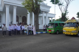 Angkutan Pelajar Gratis Bojonegoro Kembali Mengaspal, Bupati Wahono: Prioritaskan Keselamatan Siswa