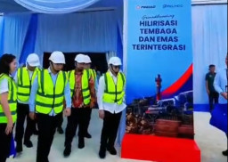 Groundbreaking Proyek Hilirisasi Tembaga dan Emas Dimulai di Gresik, Perkuat Industri Strategis Nasional