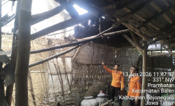 Angin Kencang Terjang Balen Bojonegoro, Rumah Warga Rusak Parah