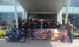 NGASAB Meriah di Malang, Pengguna PCX160 RoadSync Nikmati Riding Santai Bareng Komunitas