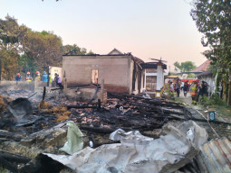 Rumah Petani di Sumberrejo Bojonegkro Ludes Terbakar, Kerugian Capai Rp250 Juta