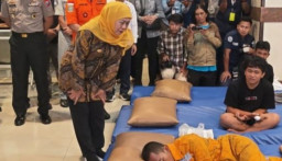 Pemprov Jatim Tanggung Biaya Perawatan Korban Kebakaran KM Mutiara Sentosa 2