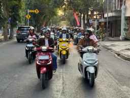 Blitar BerStylo Bersama, 200 Pengguna New Honda Stylo 160 Ramaikan City Rolling