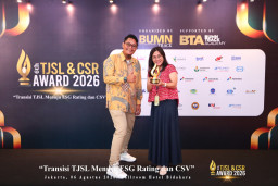 Program Budidaya Kepiting Soka Antar Terminal Teluk Lamong Raih TJSL & CSR Award 2026 Kategori Gold