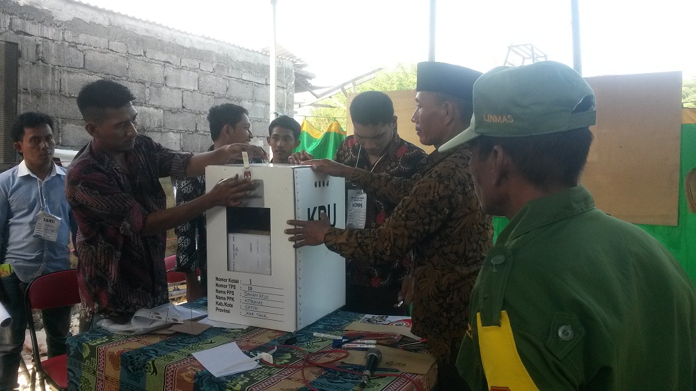 Hasil PSU TPS 10 Dahanrejo, Jokowi-Amin Masih Unggul dari Prabowo-Sandi