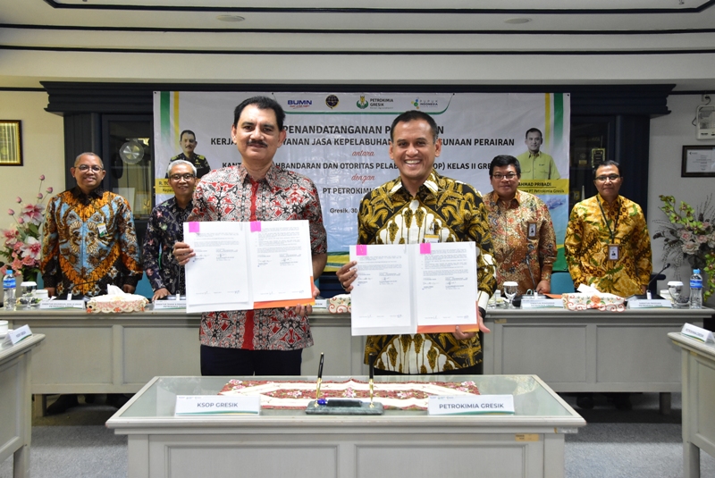 Tingkatkan Kualitas Pelabuhan, PG Teken Perjanjian Pelayanan Jasa Kepelabuhanan