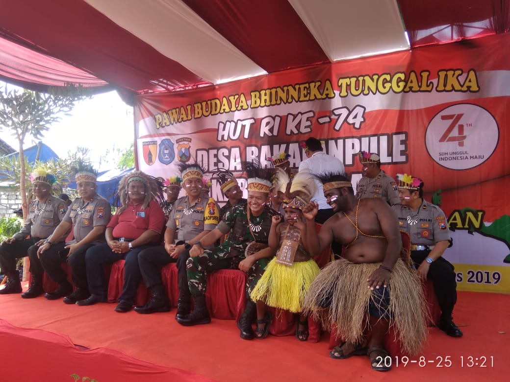 Wujud Persatuan, Kapolres dan Dandim Lamongan Lepas Pawai Bhinneka Tunggal Ika