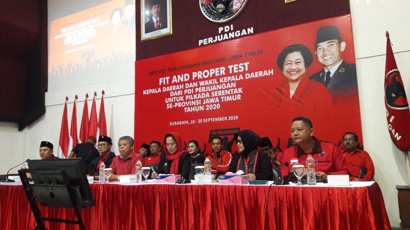 Sebanyak 53 Bakal Calon Kepala Daerah Ikuti Fit and Proper Test di PDIP Jatim