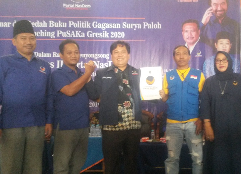 Tri Putro Utomo Resmi Diusung Nasdem untuk Maju Pilkada Gresik