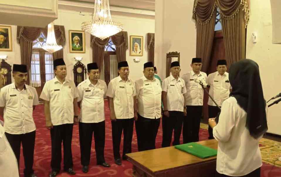 Menang Lelang, 4 Camat Dilantik Jadi Kepala Dinas