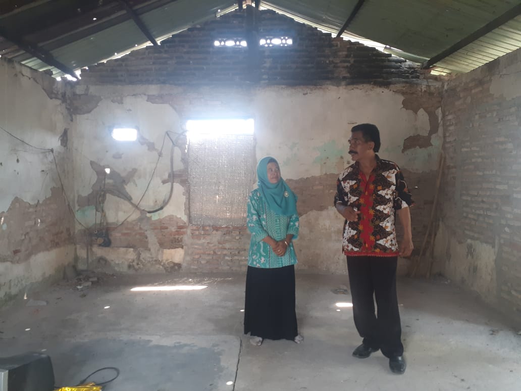 Miris, Bangunan SDN Lopang III Lamongan Dibiarkan Rusak Parah