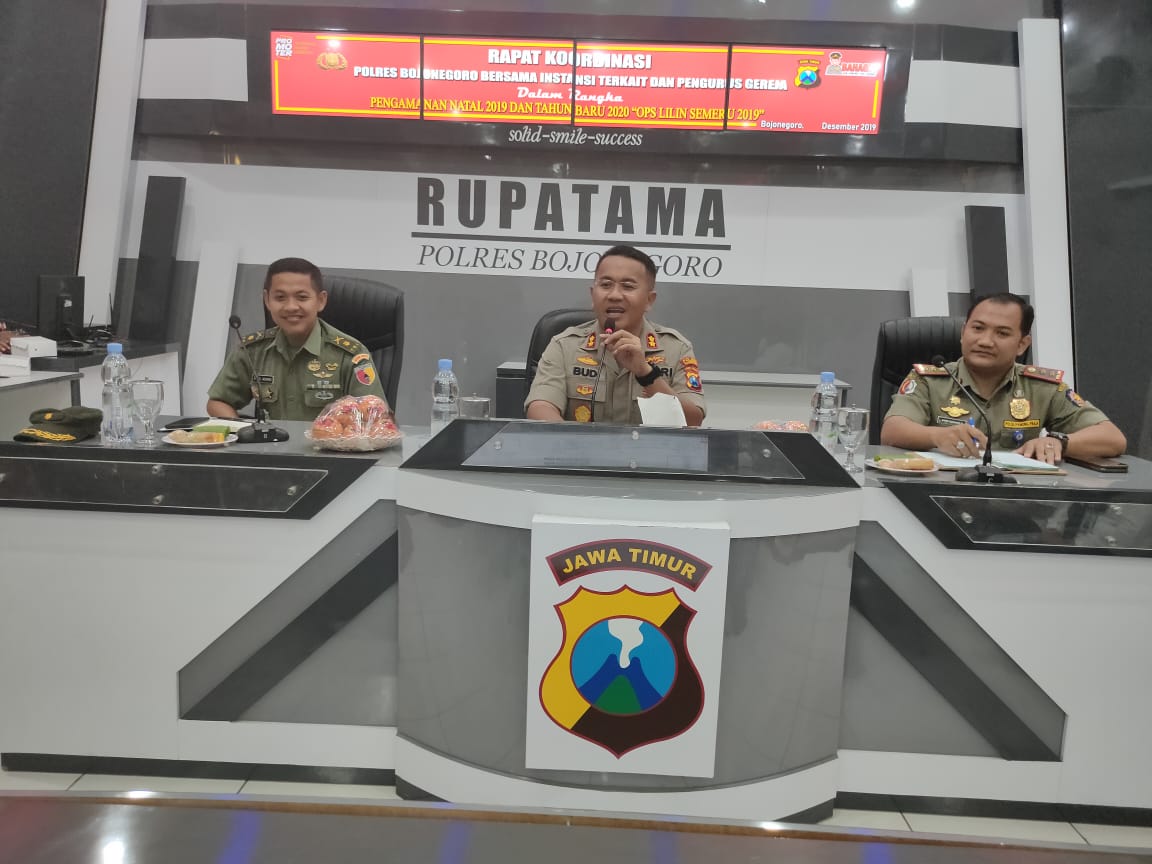 Undang Pengurus Gereja, Polres Adakan Rakor Operasi Lilin Semeru 2019