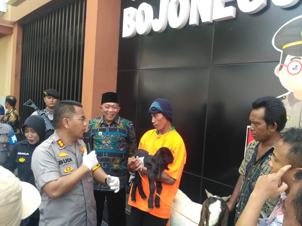 Sepi Orderan, Blantik Ternak Nekat Curi Kambing Tetangga