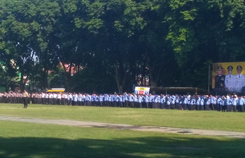 Apel Deklarasi Pilkades Damai, Bupati Bojonegoro : Jangan Mudah Terhasut