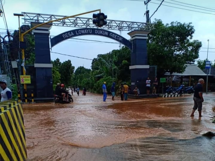 Lagi, Desa Kelahiran Bupati Gresik Kebanjiran