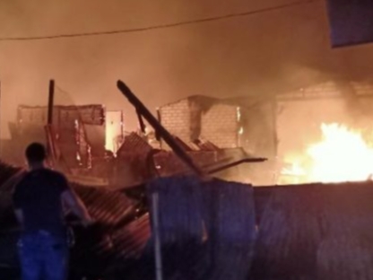 Ludes, Ratusan Kios Pasar Baru Tuban Terbakar