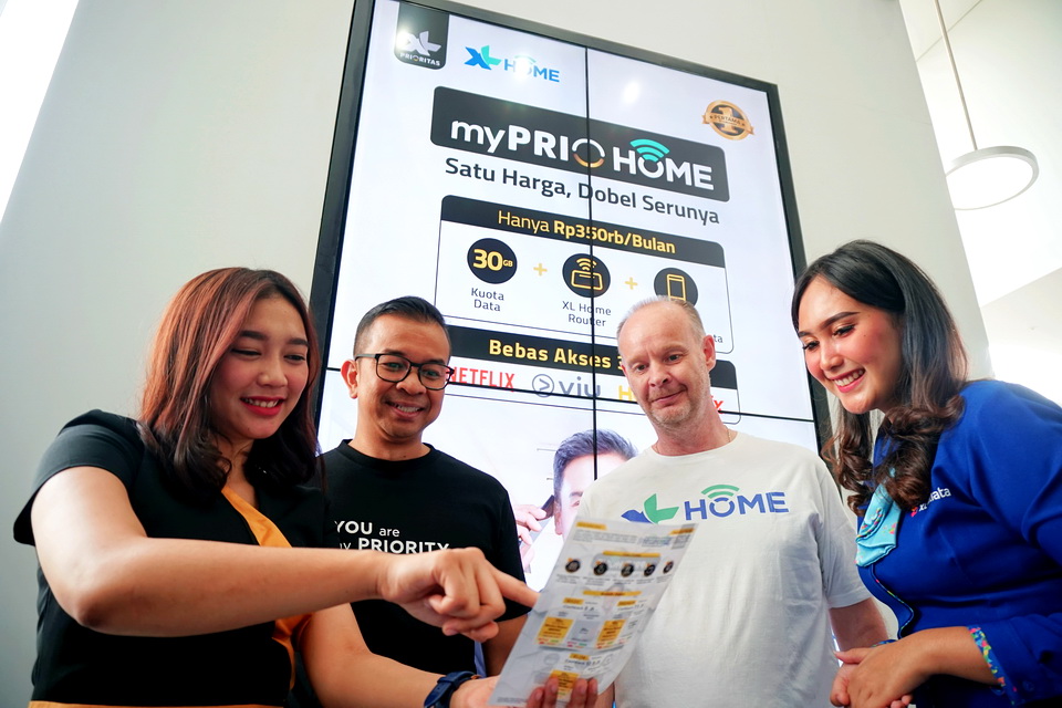 XL Kenalkan Layanan Pascabayar Mypriohome