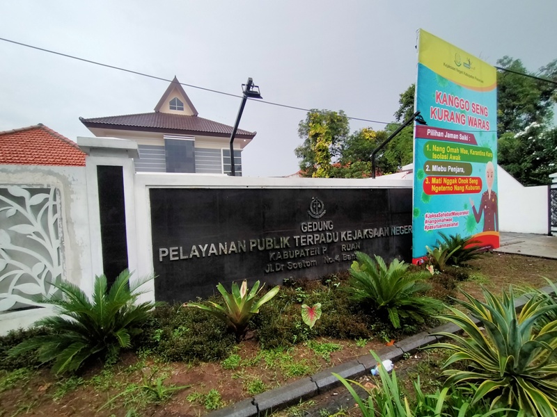 Gedung Kejari Pasuruan Akan Dijadikan Posko Satgas Covid-19