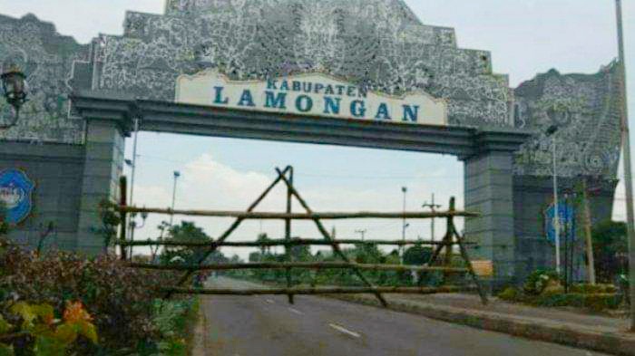 Viral Gambar Gapura Masuk Lamongan Diportal Dipastikan HOAX