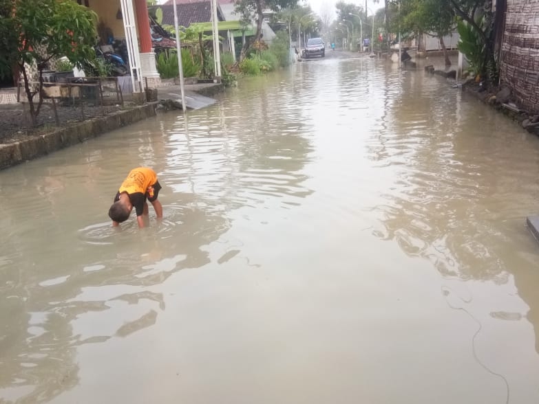 Hujan Semalem, Empat Desa di Gresik Dilanda Banjir