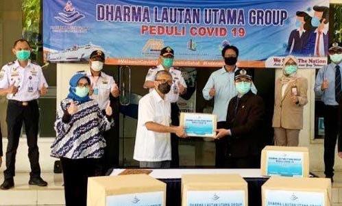 PT Dharma Lautan Utama Bantu RS PHC Alat Pelindung Diri