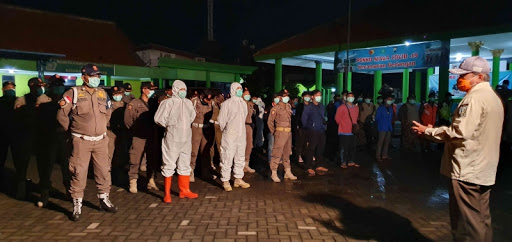 Satpol PP Jatim Patroli Promotif Preventif Covid 19