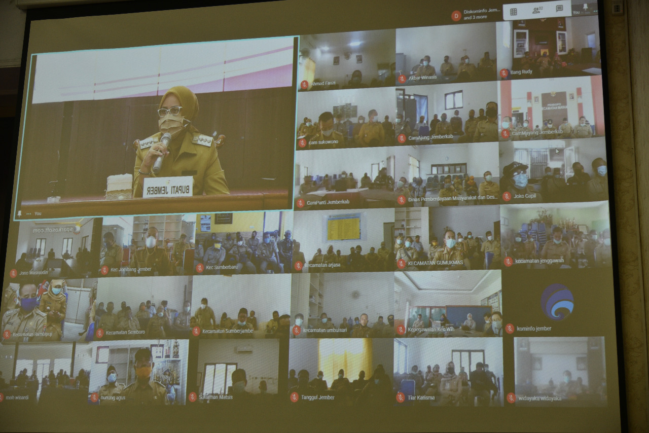 Bupati Jember Beri Arahan Penyaluran BLT