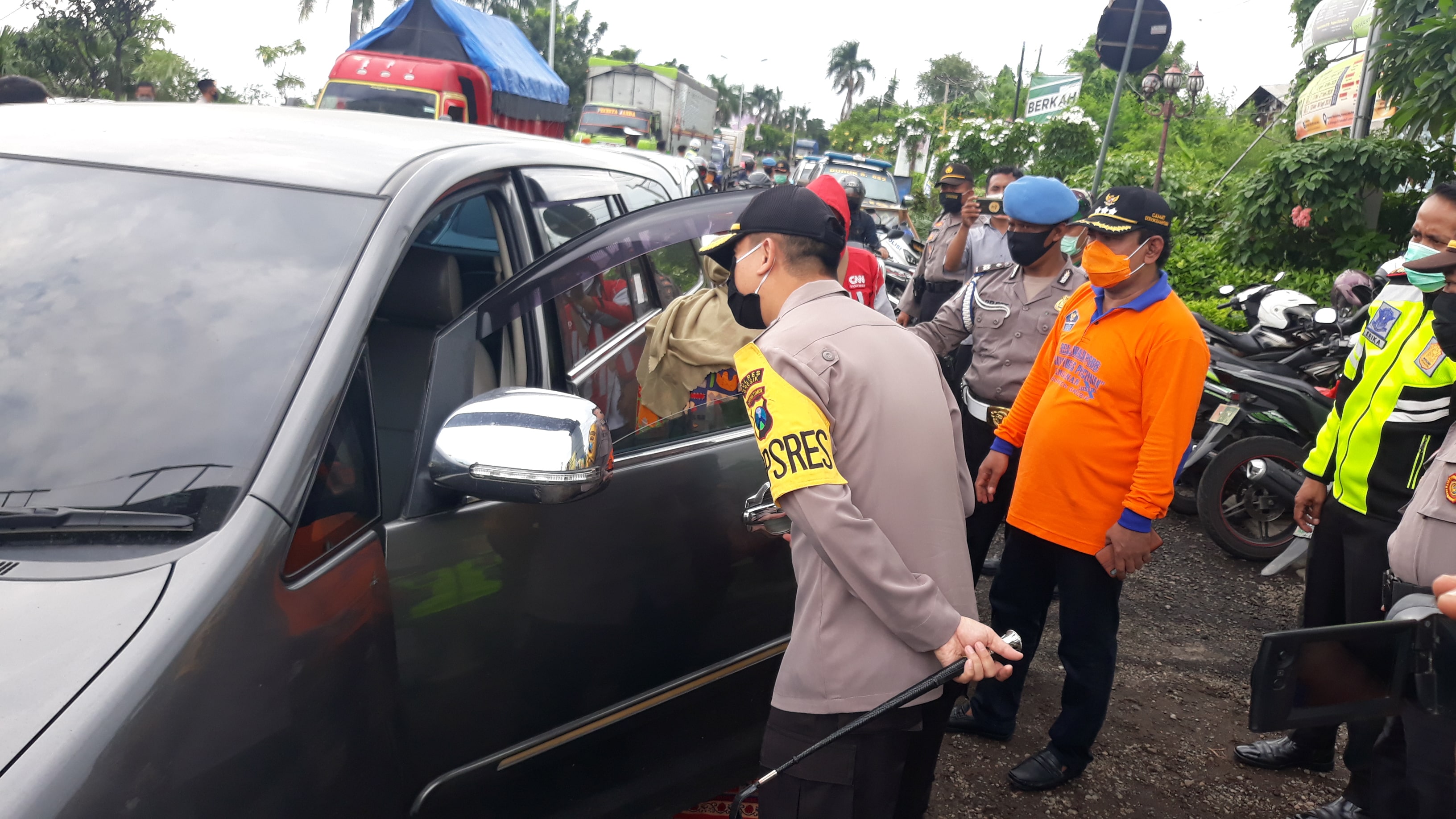 Jelang PSBB Kedua di Gresik, Masyarakat Mulai Sadar Tertib