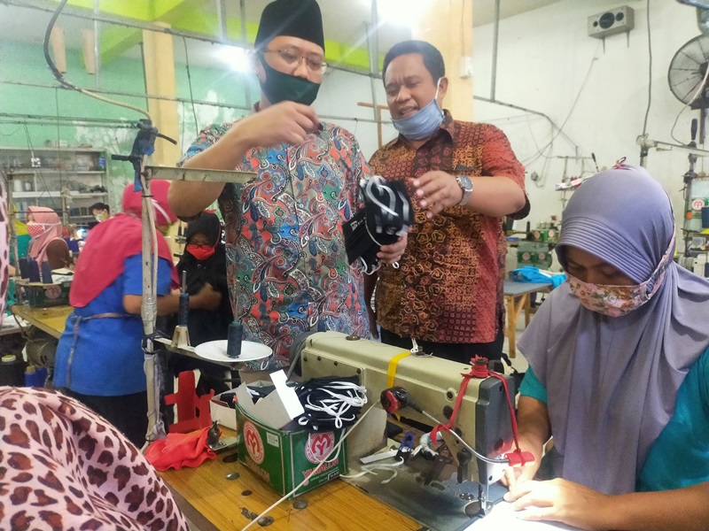 UMKM di Pasuruan Diorder 1,5 Juta Masker, di Tengah Jalan Tinggal 1 Juta Masker