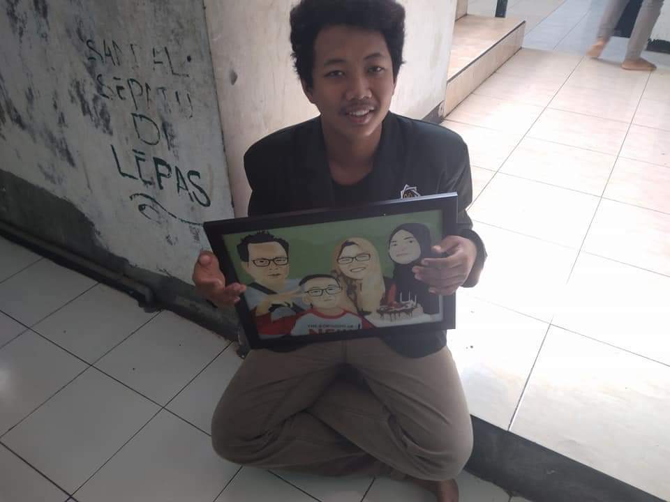 Bertahan di Tengah Pandemi, Mahasiswa Hidup dari Melukis