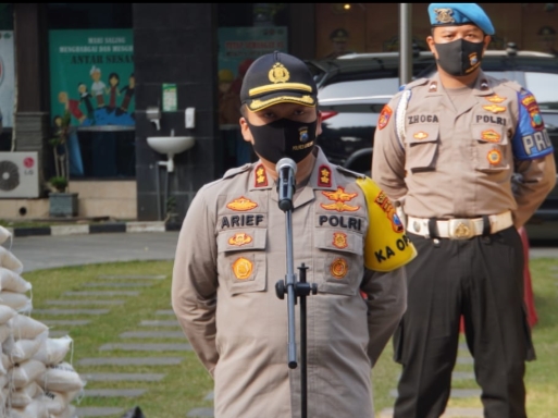 Kapolres Gresik Imbau Masyarakat Ikuti Prosedur Kesehatan
