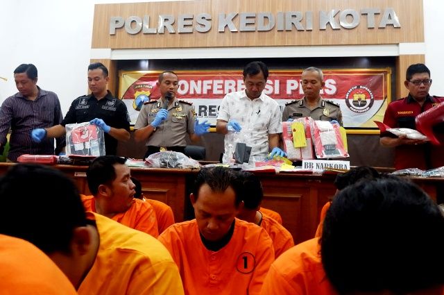 Dari Penjahat hingga Pengedar Pil Koplo Diringkus Polres Kediri Kota