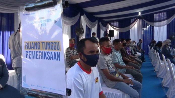 Pelindo Gelar Rapid Tes Buruh Pelabuhan Tanjung Tembaga