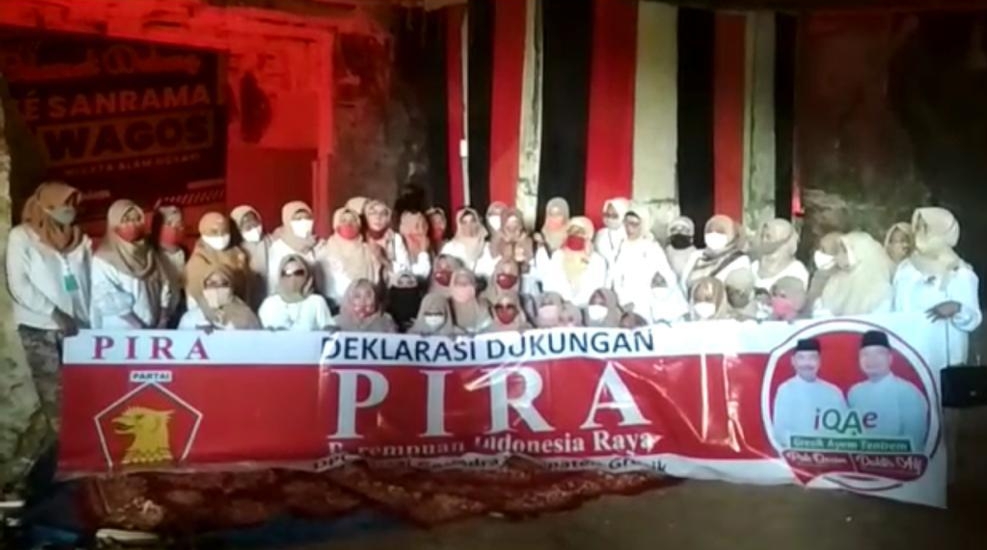 Rekom PKB Turun untuk Qosim-Alif, PIRA Gresik Langsung Deklarasi Dukungan