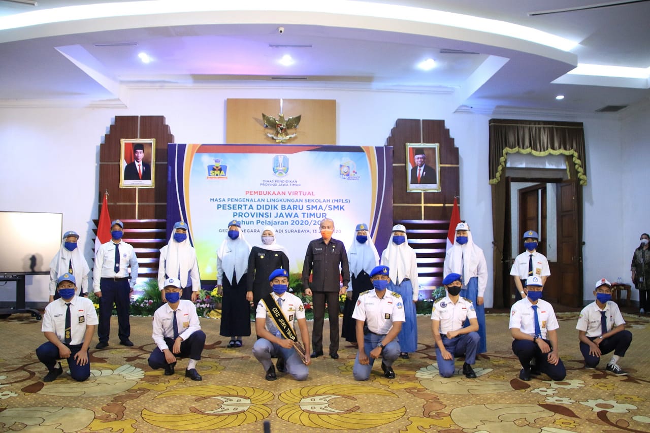 Hari Ini Peserta Didik Baru di Jatim Ikuti Masa Pengenalan via Online