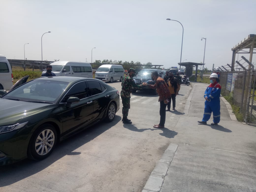 Jamin Keamanan Proyek JTB, Perwira Staf KSAD Datang Ke Bojonegoro