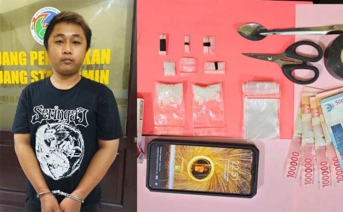 Bandar Sabu-sabu Kediri Kota Diringkus Polisi di Warkop
