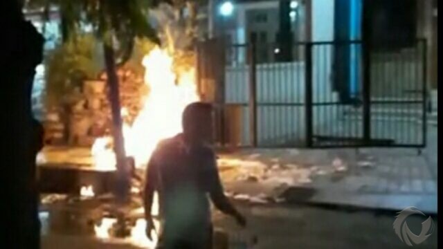 Pipa Gas PGN Bocor dan Meledak Depan Rumah Warga di Lamongan