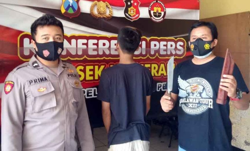 Gegeran Masalah Cewek, ABG di Surabaya Main Sabet Pakai Sajam