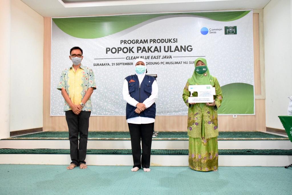 Jutaan Popok Bayi Dibuang ke Sungai Brantas, Khofifah Andalkan Ibu-ibu Muslimat
