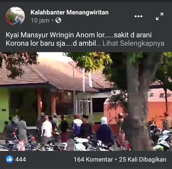 Lagi Viral Warga Probolinggo Jemput Paksa Pasien OTG Covid