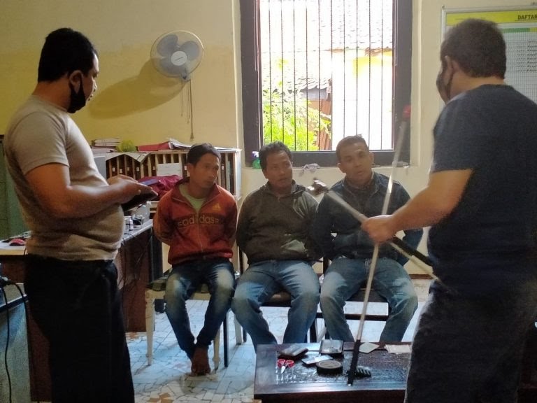 Tiga Maling Spesialis Pengganggu Sopir Truk Diamankan