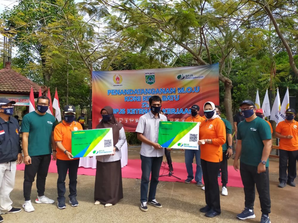 KONI Batu Daftarkan Atlet Jadi Peserta BPJS Ketenagakerjaan