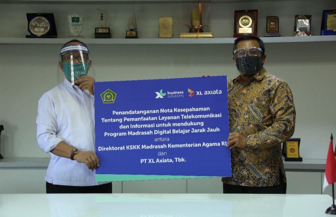XL Axiata Bersama Kemenag Luncurkan Madrasah Digital Jarak Jauh